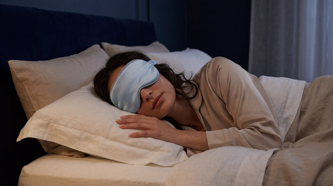 Drift Into Darkness: The Effortless Comfort of a Silk Sleep Mask